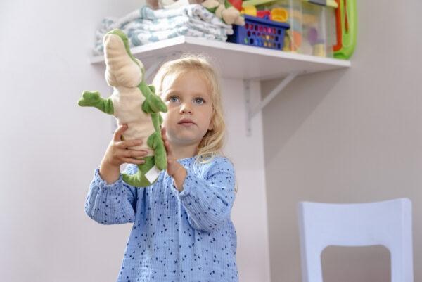 Λούτρινος Κροκόδειλος Corry Organic Cotton Blend 31cm - CUTE