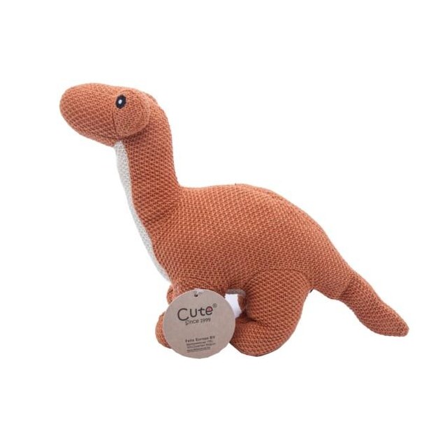 Λούτρινος Καφέ Δεινόσαυρος 25cm - CUTE