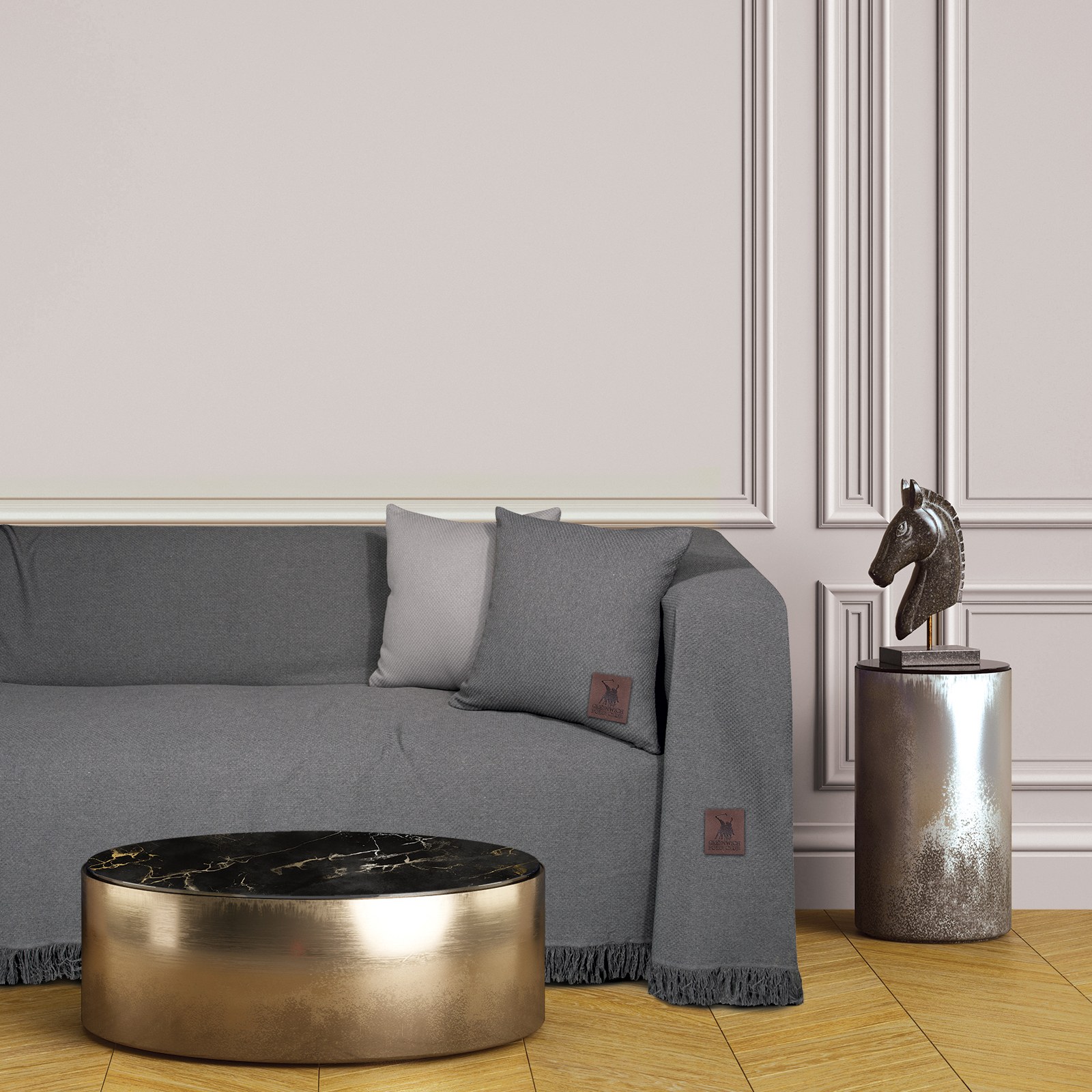 GREENWICH POLO CLUB ΡΙΧΤΑΡΙ 180Χ300 ESSENTIAL 3914 DARK GREY-5204850237530