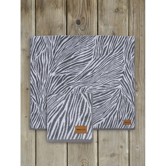 Πετσέτα Προσώπου Nima Kiara Μαύρο, Άσπρο 50x90