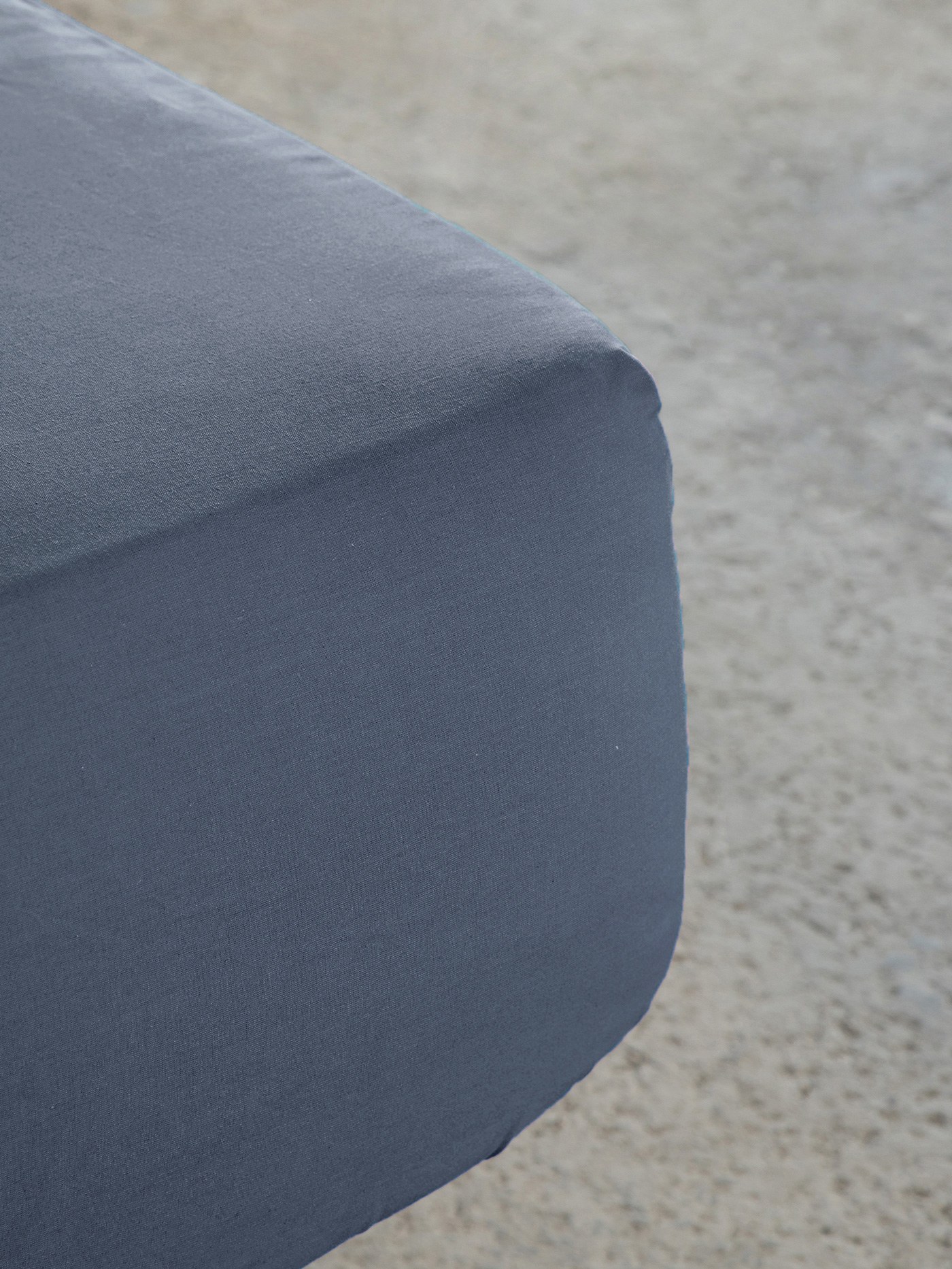 Σεντόνι Μονό με Λάστιχο Unicolors - Medium Gray-5206482
