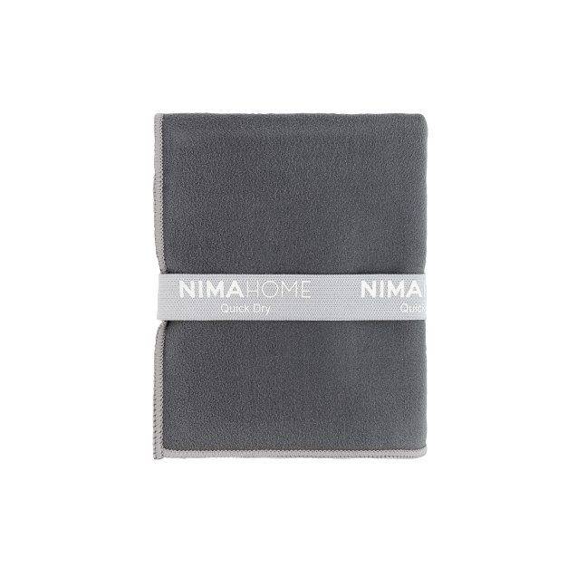 Πετσέτα Γυμναστηρίου Nima Riva Dark Gray Γκρι...