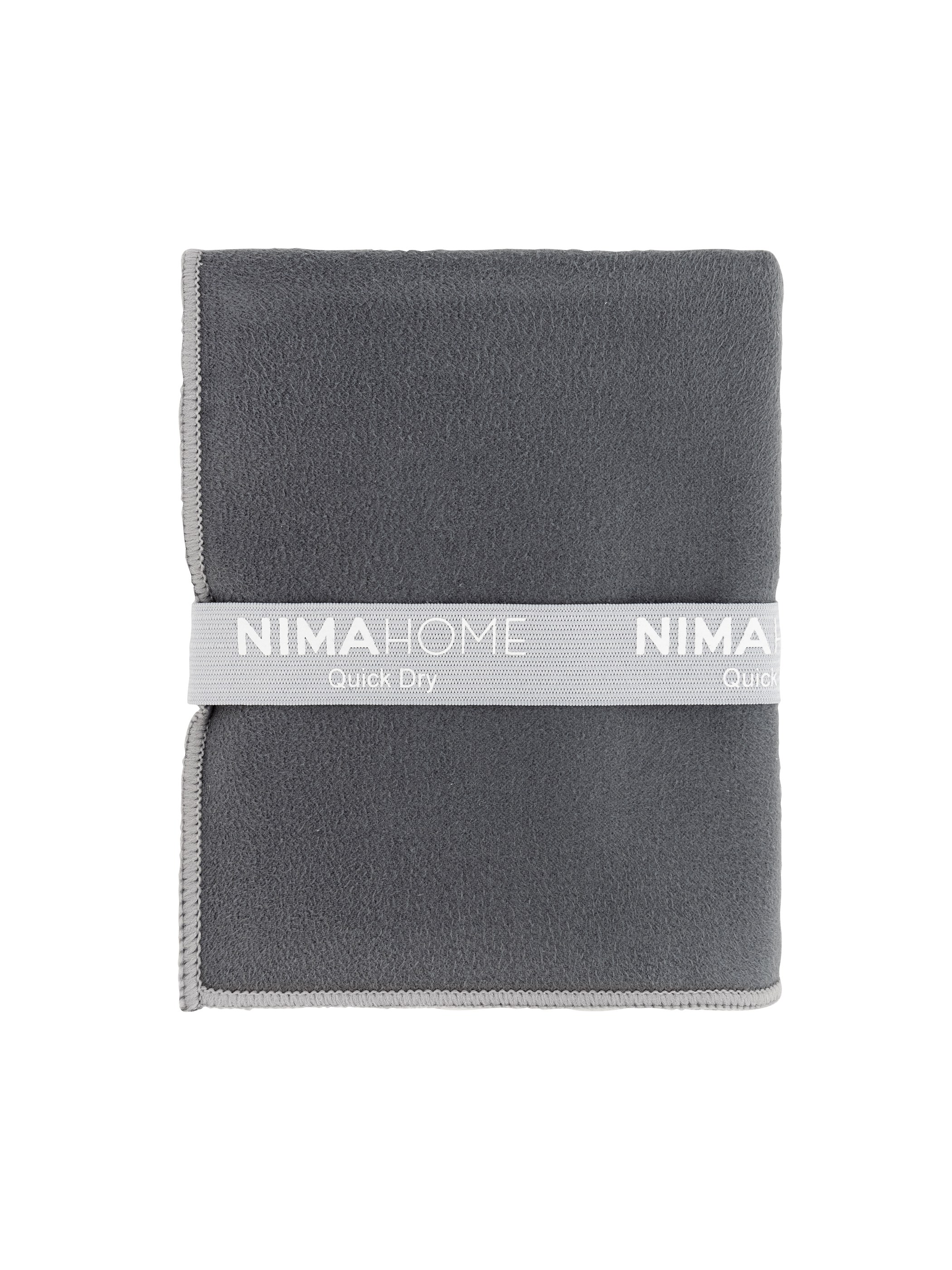 Πετσέτα Γυμναστηρίου Nima Riva Dark Gray Γκρι 50x90