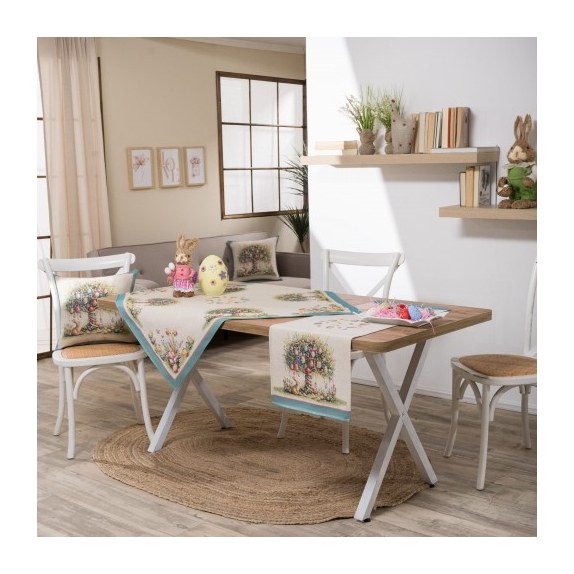 Καρέ &amp Τραβέρσα Teoran Lola Σετ 2 τεμαχίων - 100x100cm...