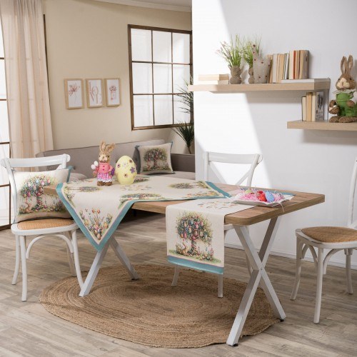 Καρέ &amp Τραβέρσα Teoran Lola Σετ 2 τεμαχίων - 100x100cm &amp 40x100cm