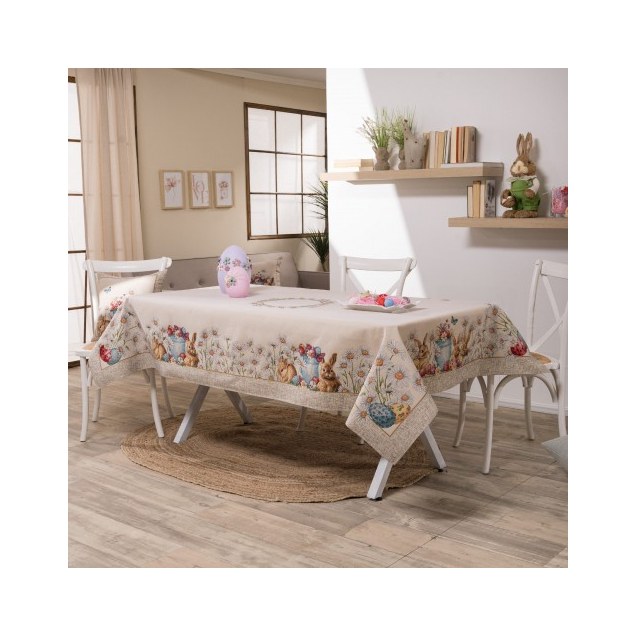 Τραπεζομάντηλο Teoran Ruby - 140x140cm