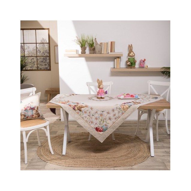 Τραπεζομάντηλο Teoran Ruby - 140x140cm