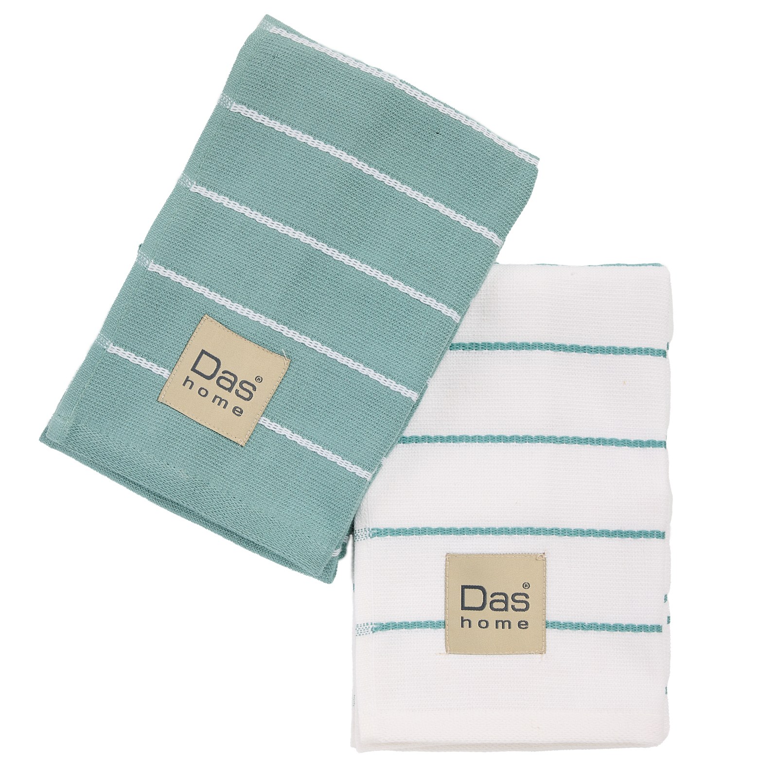 Σετ Ποτηρόπανα 2 Τεμαχίων Das Home 0884 Mint 40x60