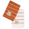 Σετ Ποτηρόπανα 2 Τεμαχίων Das Home 0886 Terracotta 40x60