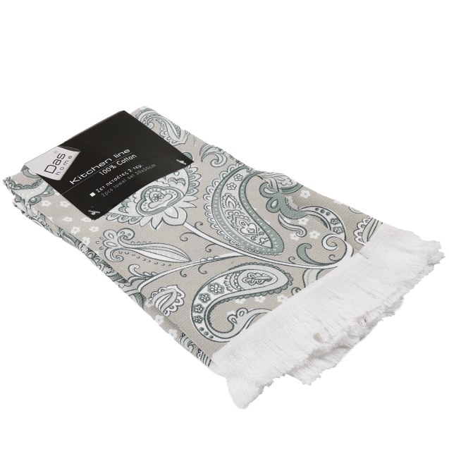Σετ Ποτηρόπανα 2 Τεμαχίων Das Home 0890 Grey 30x50