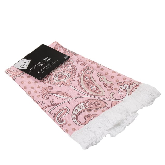 Σετ Ποτηρόπανα 2 Τεμαχίων Das Home 0891 Pink 30x50