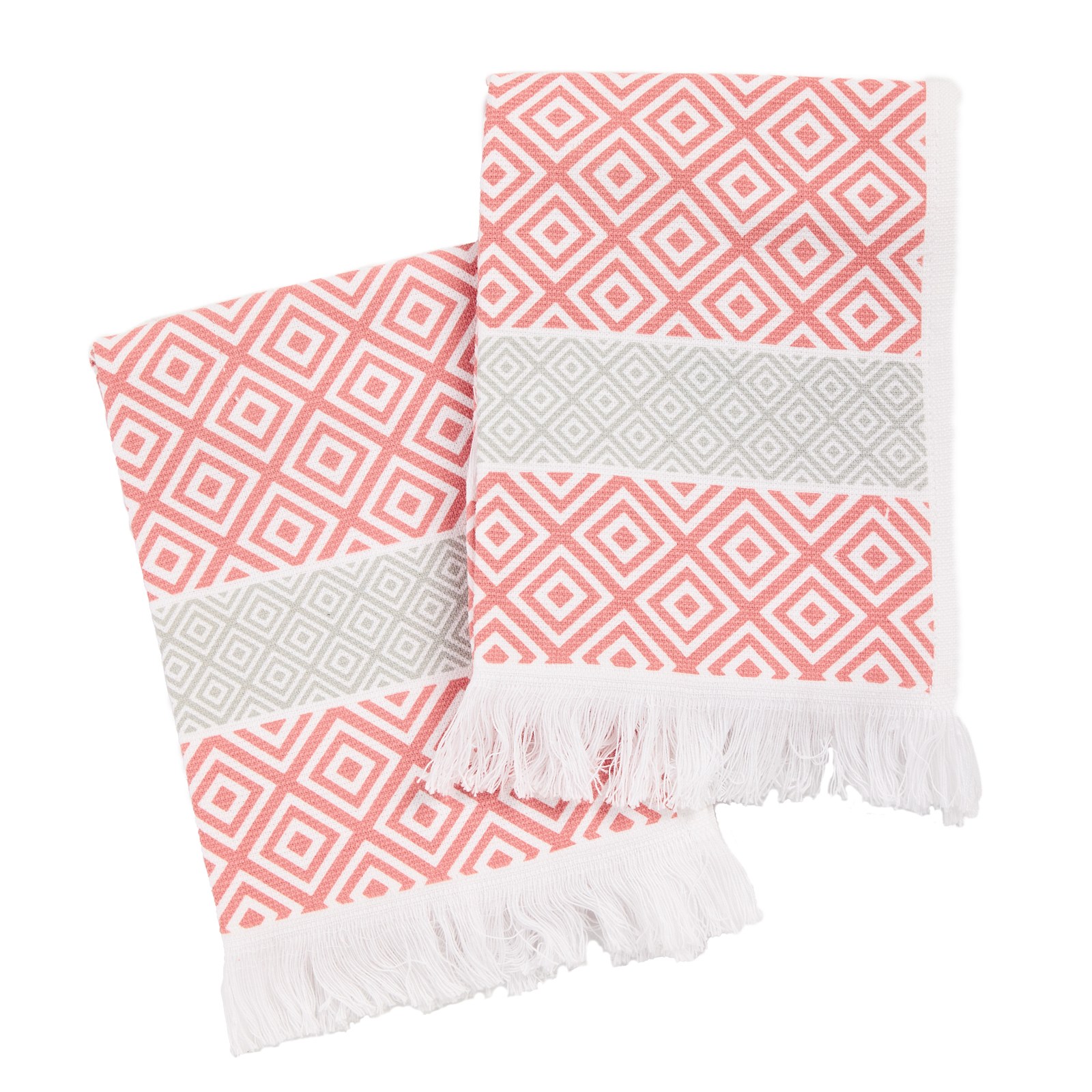 Σετ Ποτηρόπανα 2 Τεμαχίων Das Home 0893 Nude-Grey 30x50