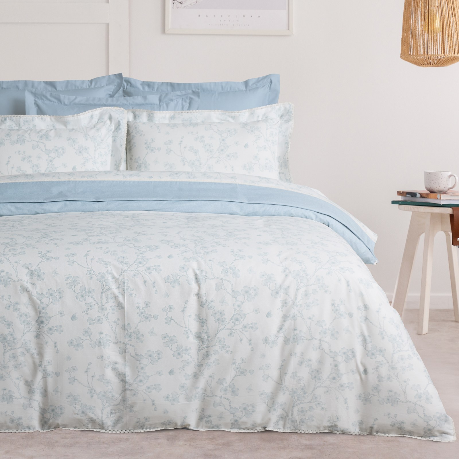 Κουβερλί King Size Das Home 1714 Cream-Grey 230x240