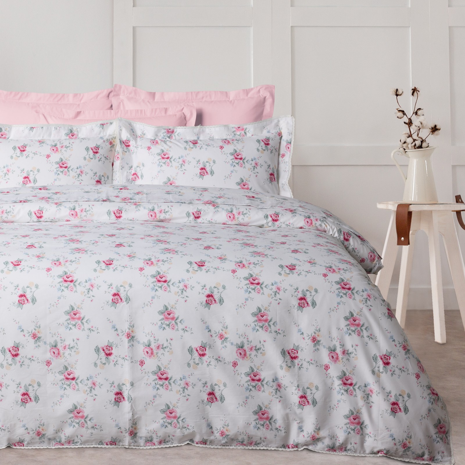 Σετ Σεντόνια King Size 4 Τεμαχίων Das Home 1718 Multicolor 250x270