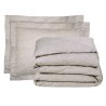 Σετ Σεντόνια Υπέρδιπλα 4 Τεμαχίων Das Home 1719 Ecru-Olive-Nude 240x260