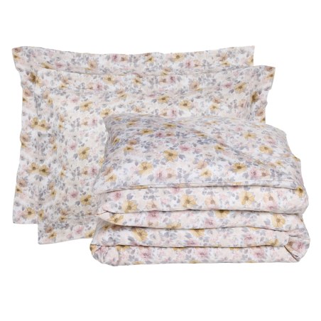 Σετ Σεντόνια Υπέρδιπλα 4 Τεμαχίων Das Home 1720 Ecru-Grey-Nude-Ochre 240x260