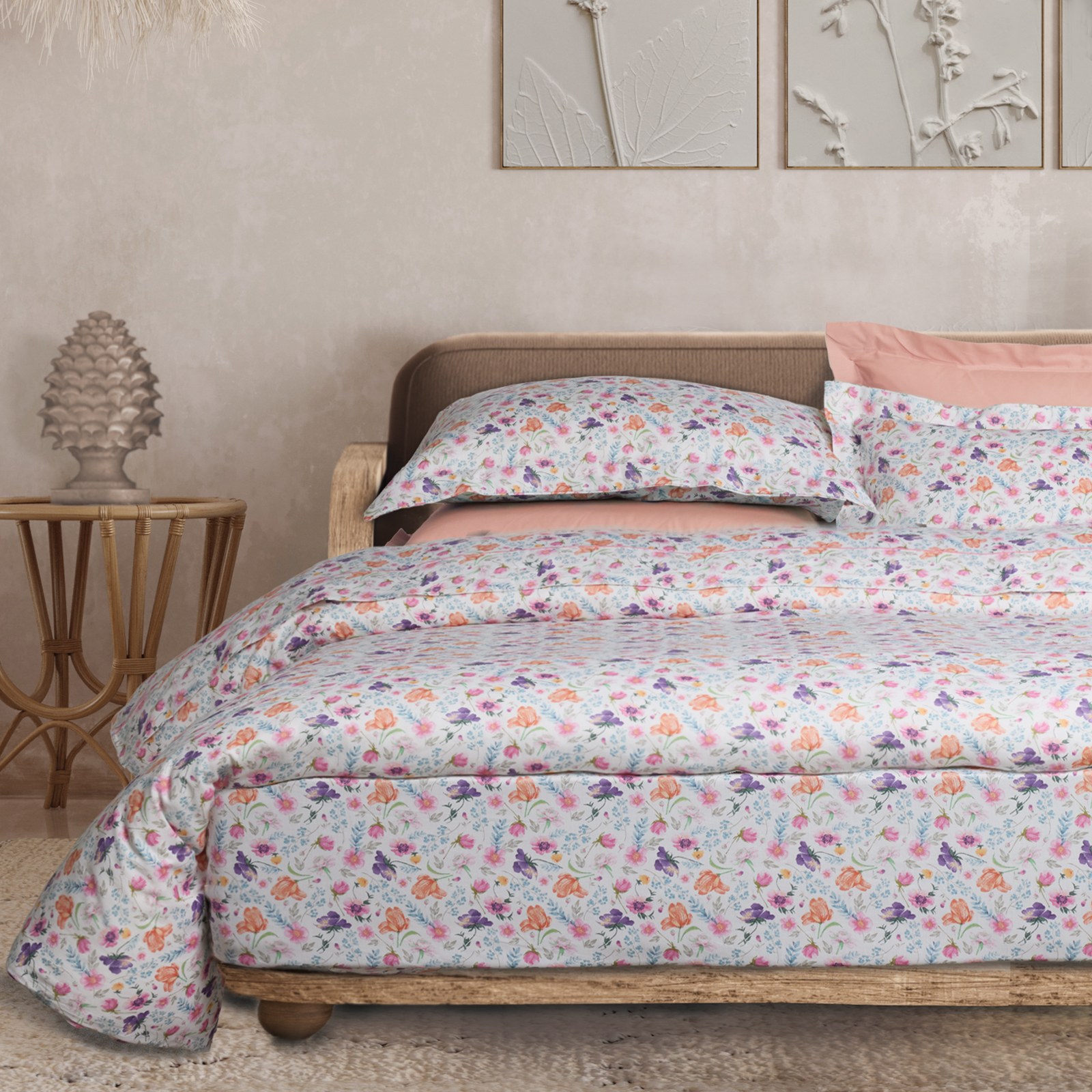 Σετ Σεντόνια King Size 4 Τεμαχίων Das Home 1723 Pink 26