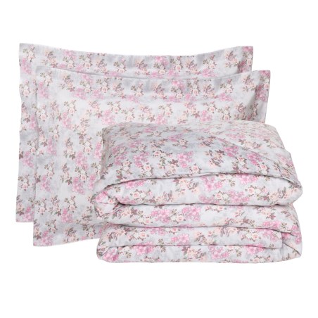 Σετ Σεντόνια King Size 4 Τεμαχίων Das Home 1724 Grey-Pink 260x280