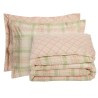 Σετ Σεντόνια Μονά με Λάστιχο 3 Τεμαχίων Das Home 5443 Mint-Pink 120x200+35
