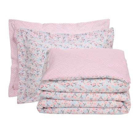 Σετ Σεντόνια Μονά 3 Τεμαχίων Das Home 9650 9695 Blue-Pink 170x260