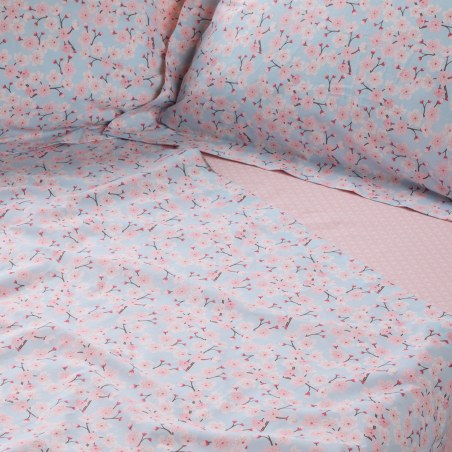 Σετ Σεντόνια Υπέρδιπλα 4 Τεμαχίων Das Home 9695 Blue-Pink 240x260