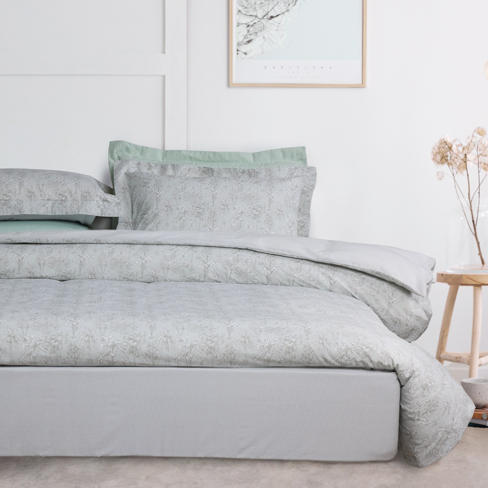 Σετ Σεντόνια Υπέρδιπλα 4 Τεμαχίων Das Home 9696 Grey 240x260