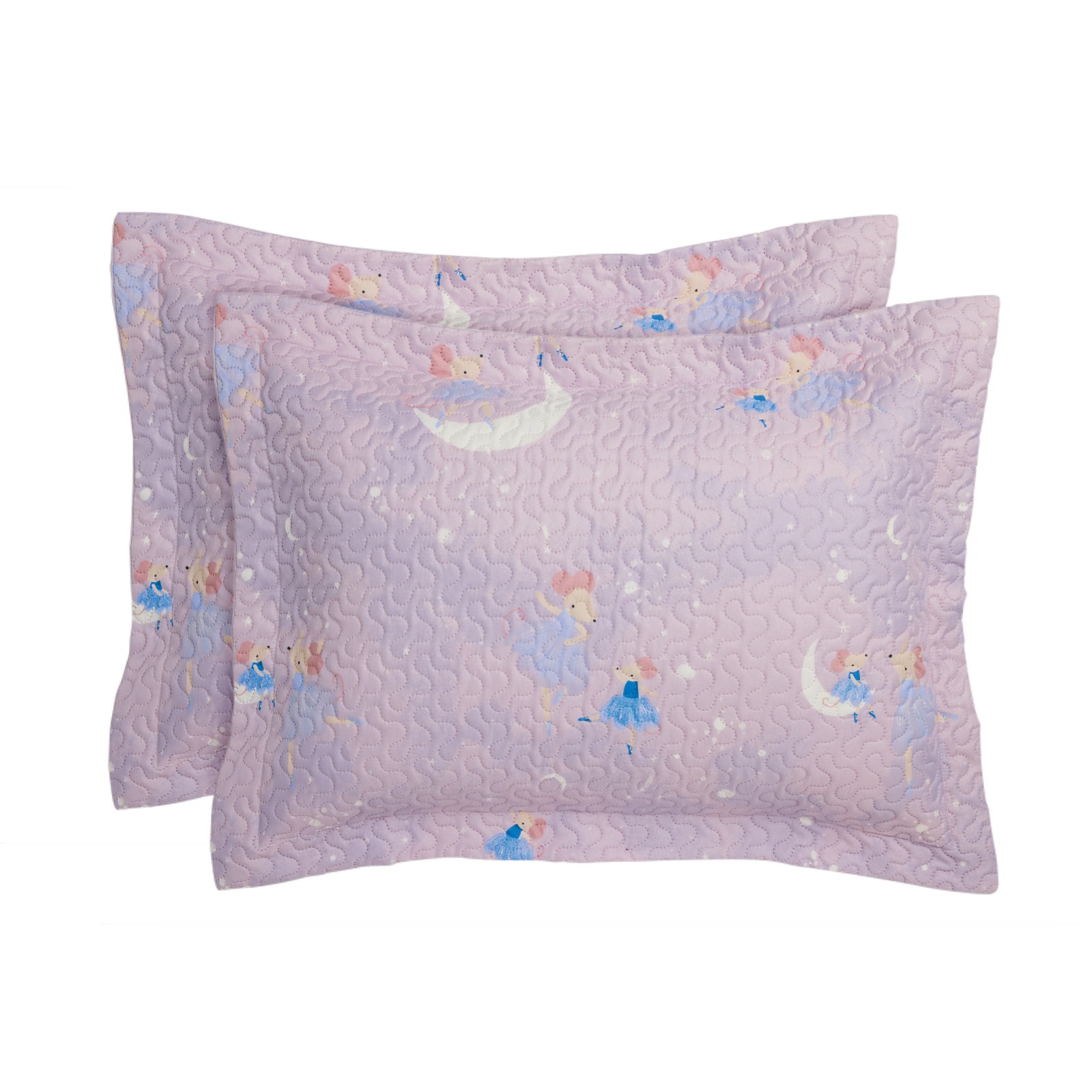 Σετ Παιδικές Μαξιλαροθήκες 2 Τεμαχίων Das Kids 4980 Lilac 50x70