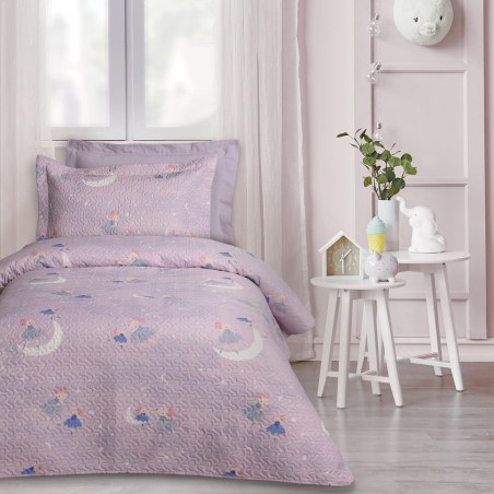 Σετ Παιδικές Μαξιλαροθήκες 2 Τεμαχίων Das Kids 4980 Lilac 50x70