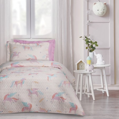 Παιδικό Κουβερλί Μονό Das Home 4981 Pink 160x240
