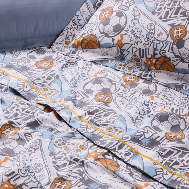 Σετ Παιδικά Σεντόνια Μονά 3 Τεμαχίων Das Kids...