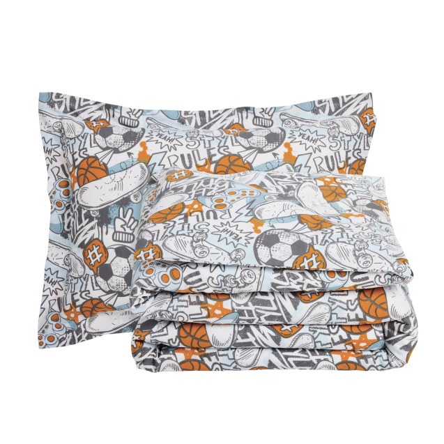 Σετ Παιδικά Σεντόνια Μονά 3 Τεμαχίων Das Kids...