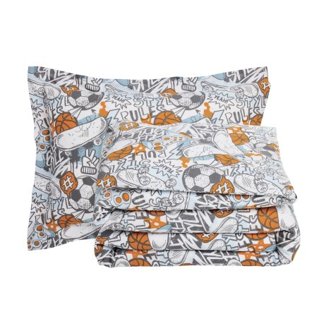 Σετ Παιδικά Σεντόνια Μονά 3 Τεμαχίων Das Kids 4986 Multicolor 170x260