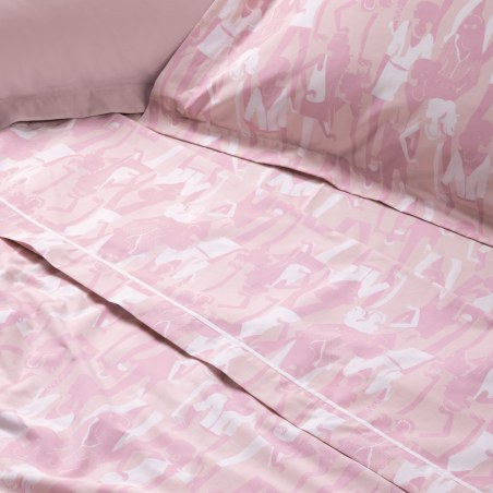 Σετ Παιδικά Σεντόνια Μονά 3 Τεμαχίων Das Kids 4987 Pink 170x260