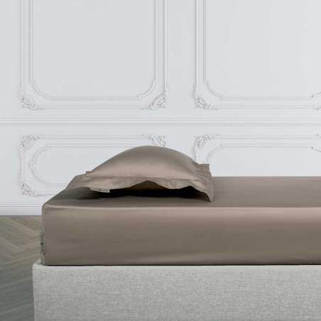 Σεντόνι Υπέρδιπλο με Λάστιχο Greenwich Polo Club 2258 Grey-Taupe 160x200+35