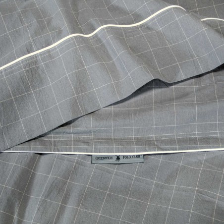 Σετ Σεντόνια King Size 4 Τεμαχίων Greenwich Polo Club 2373 Grey 250x270