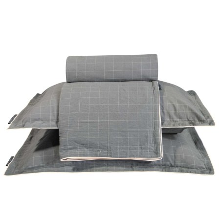 Σετ Παπλωματοθήκη Υπέρδιπλη 3 Τεμαχίων Greenwich Polo Club 2373 Grey 220x240