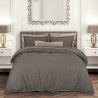 Σετ Παπλωματοθήκη Υπέρδιπλη 3 Τεμαχίων Greenwich Polo Club 2375 Dark Taupe 220x240