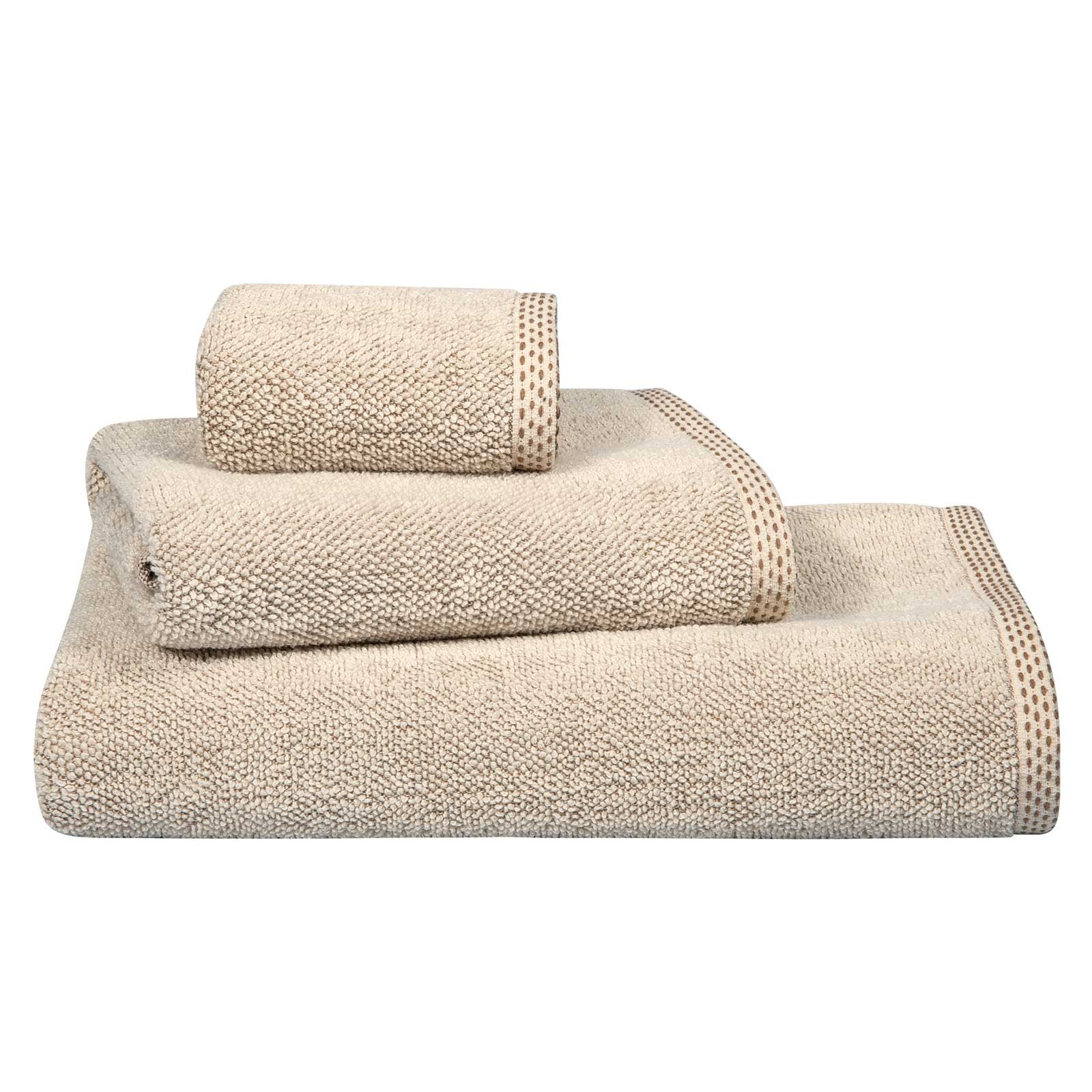 Σετ Πετσέτες 3 Τεμαχίων Greenwich Polo Club 4127 Taupe 30x50,50x90,70x140