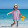 Παιδικό Poncho Greenwich Polo Club 4176 Pink-Mint 50x115