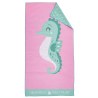 Παιδική Πετσέτα Θαλάσσης Greenwich Polo Club 4176 Pink-Μιντ 70x140