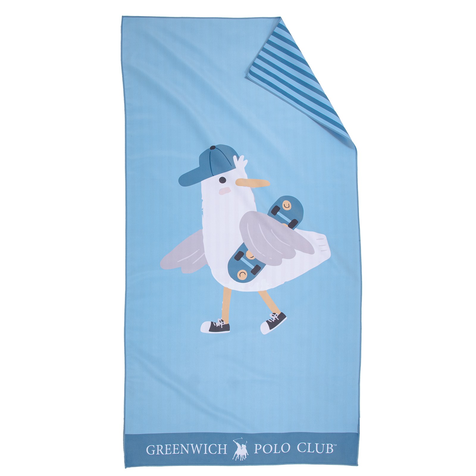 Παιδική Πετσέτα Θαλάσσης Greenwich Polo Club 4177 Blue 70x140