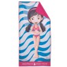 Παιδική Πετσέτα Θαλάσσης Greenwich Polo Club 4180 Blue-Fuschia 70x140