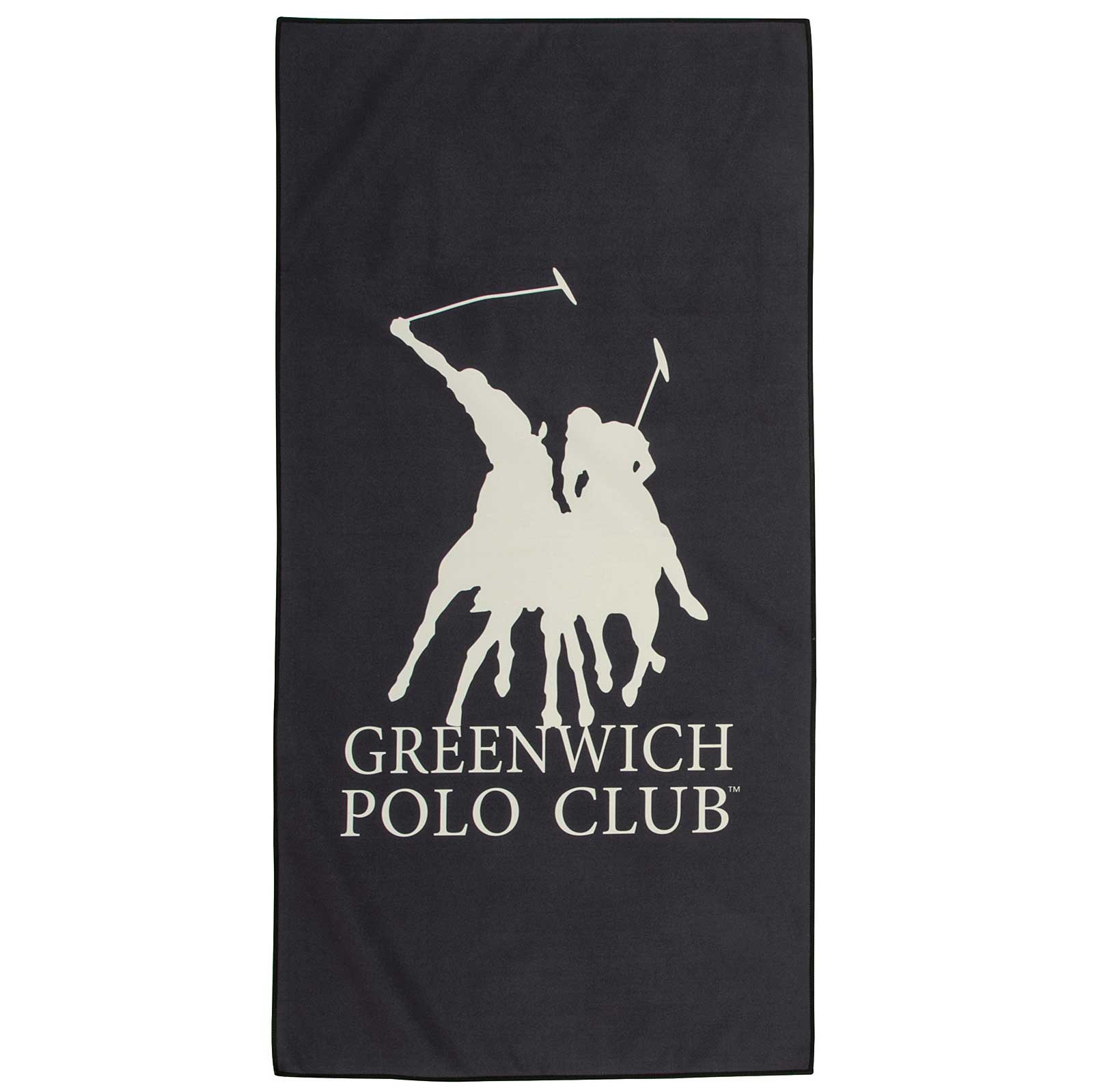 Πετσέτα Γυμναστηρίου Greenwich Polo Club 4188 Black/Grey 45x90
