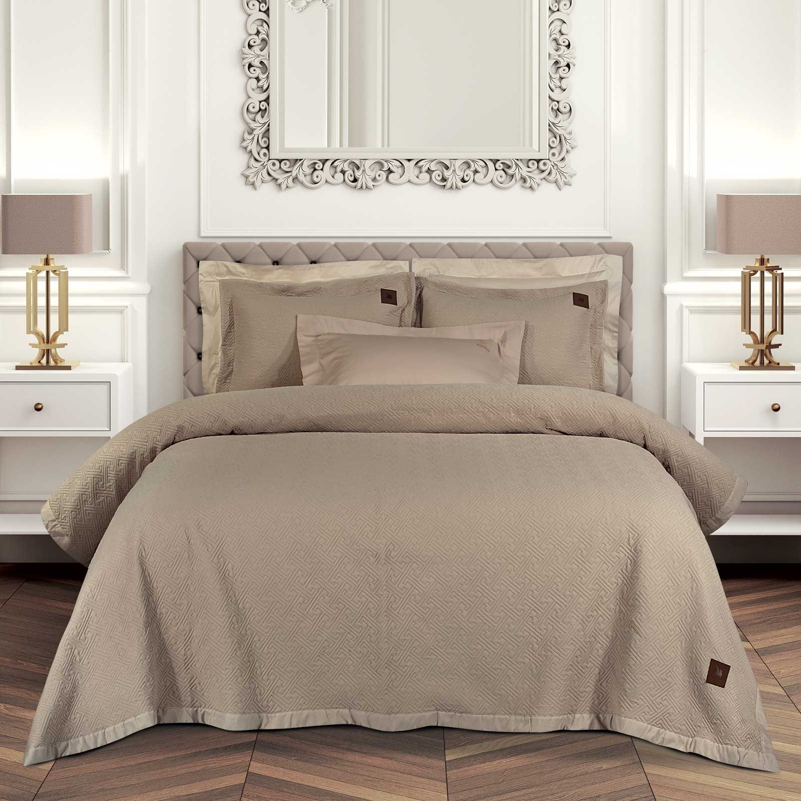 Κουβερλί King Size Greenwich Polo Club 4452 Taupe 240x250