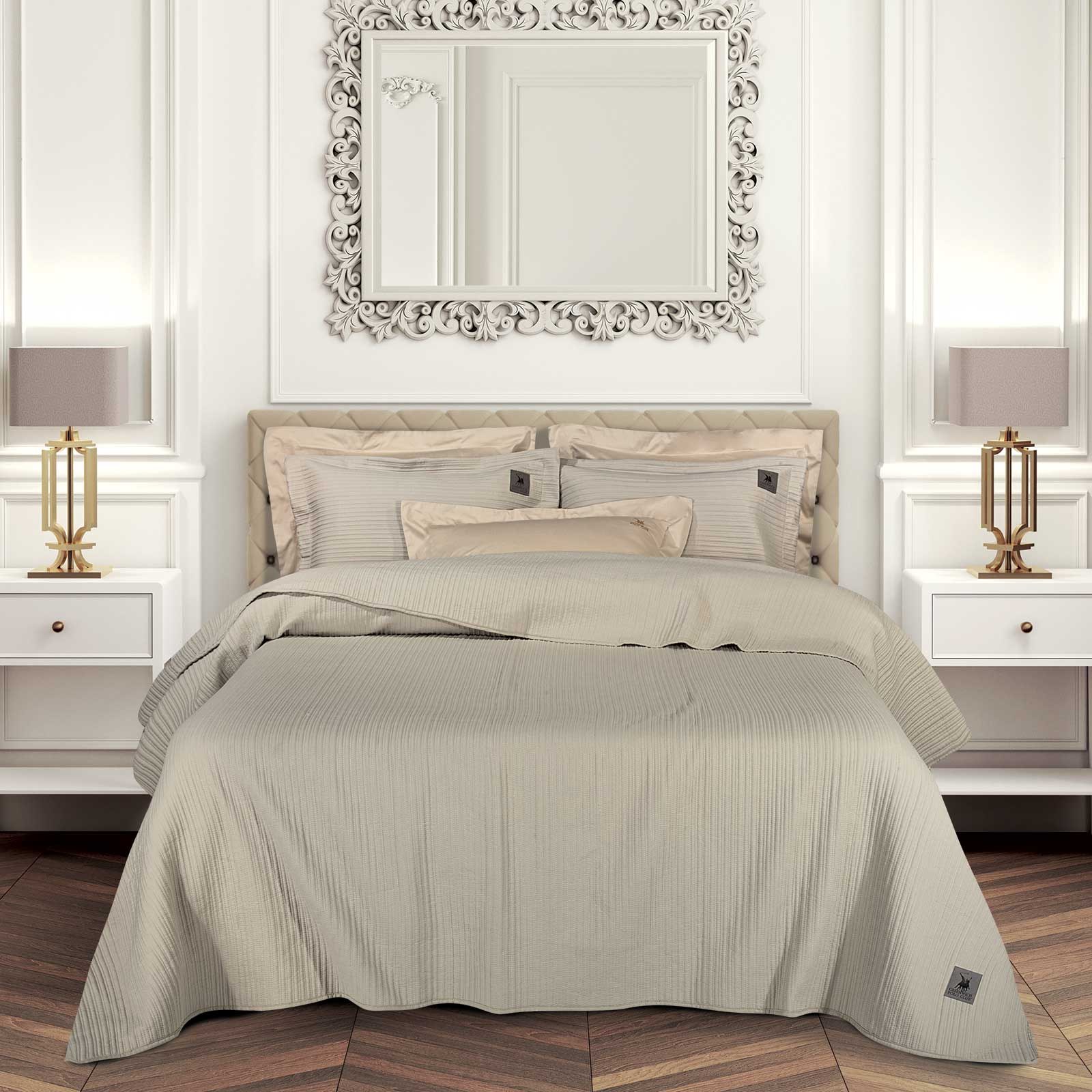 Κουβερλί King Size Greenwich Polo Club 4455 Taupe 240x250