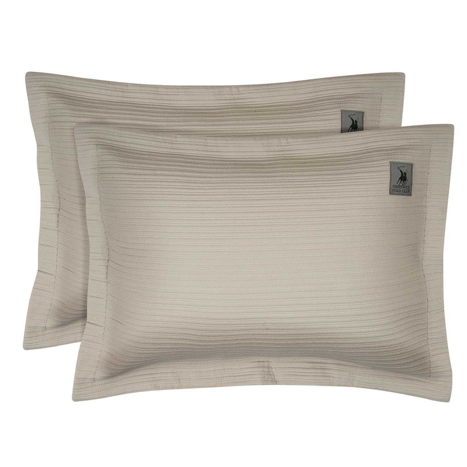 Σετ Μαξιλαροθήκες Διακόσμησης 2 Τεμαχίων Greenwich Polo Club 4455 Taupe 50x70