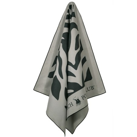 Πετσέτα Θαλάσσης Greenwich Polo Club 5203 Taupe-Black 80x170