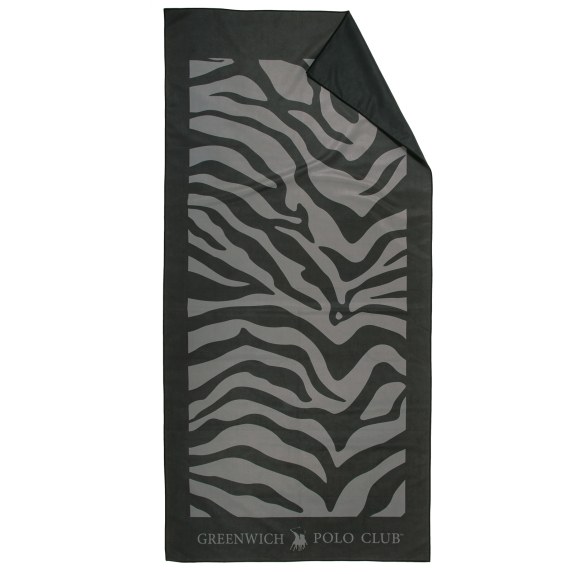 Πετσέτα Θαλάσσης Greenwich Polo Club 5204 Grey-Black 80x170