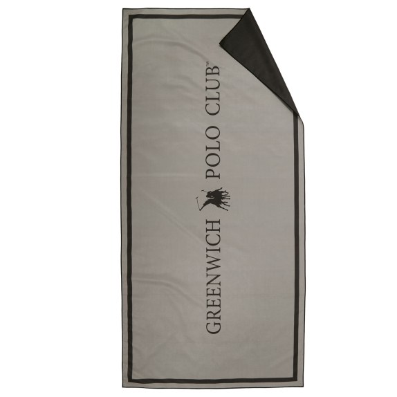 Πετσέτα Θαλάσσης Greenwich Polo Club 5213 Grey-Black 80x170