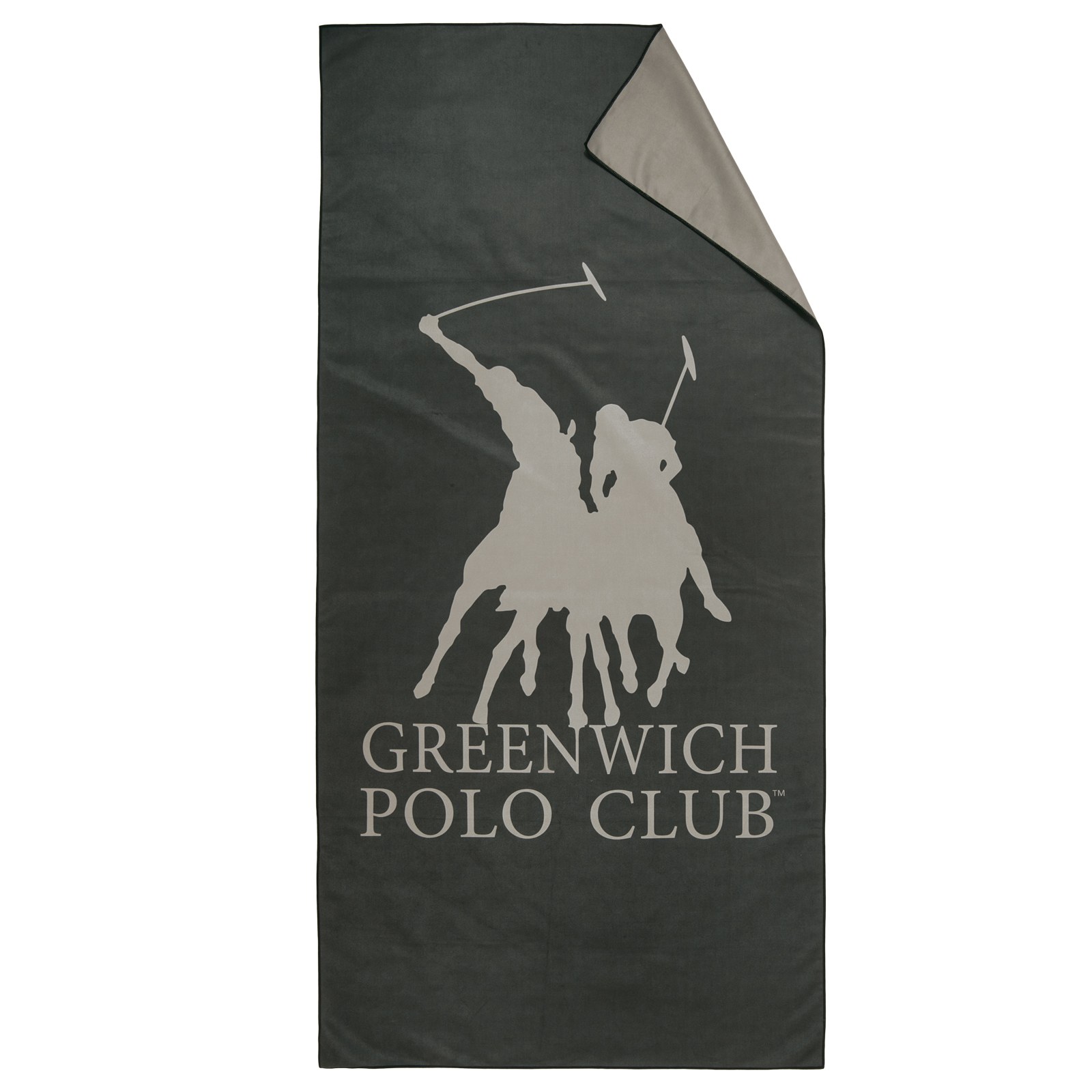Πετσέτα Θαλάσσης Greenwich Polo Club 5214 Black-Grey 80x170